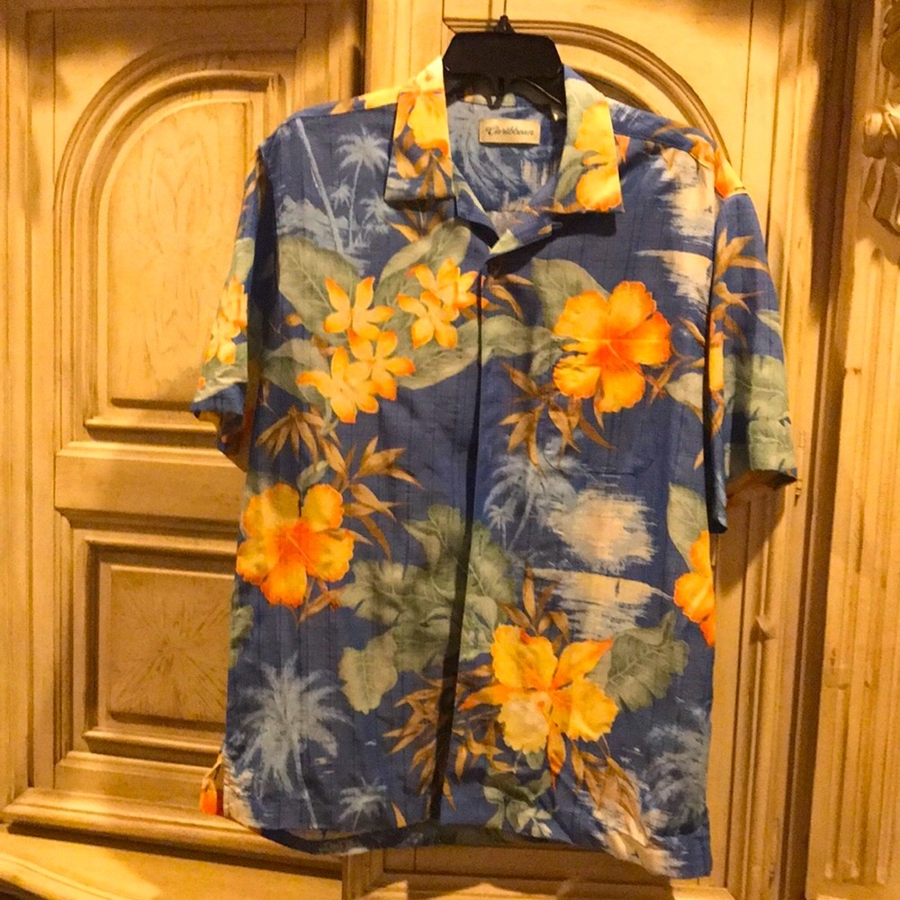 Caribbean Hawaiian shirt Size Medium